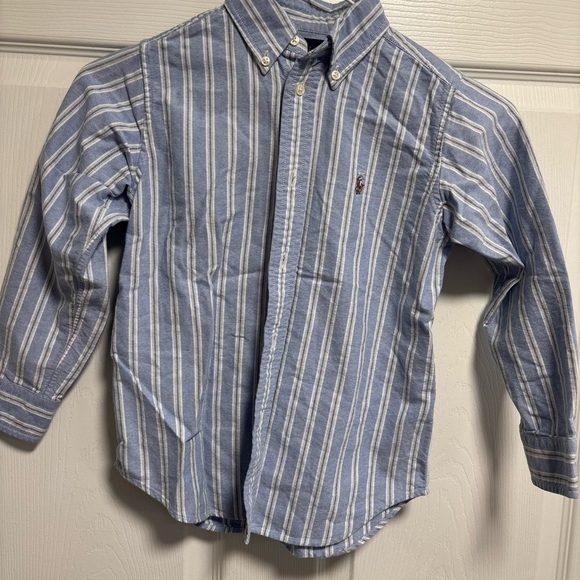 Ralph Lauren Other - Ralph Lauren Kids Blue and White Striped Button Down Shirt